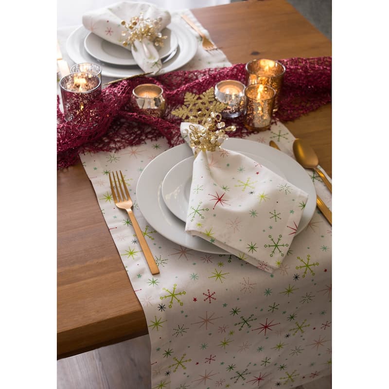 Design Imports Cozy Christmas Plaid Kitchen Tablecloth