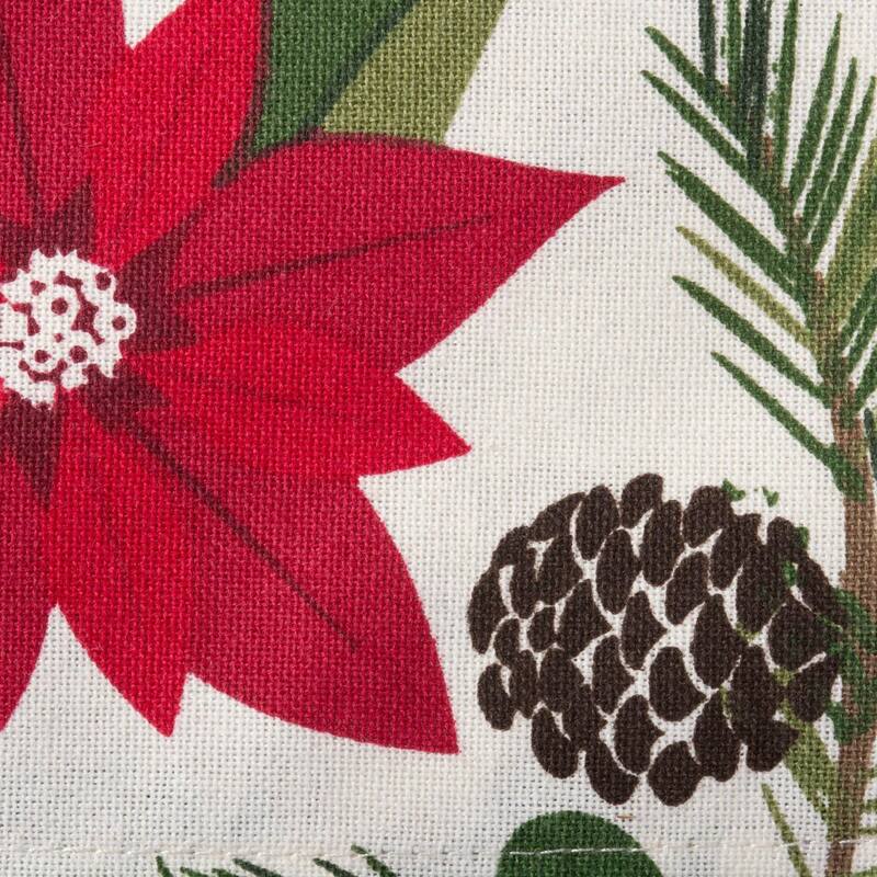 Design Imports Cozy Christmas Plaid Kitchen Tablecloth