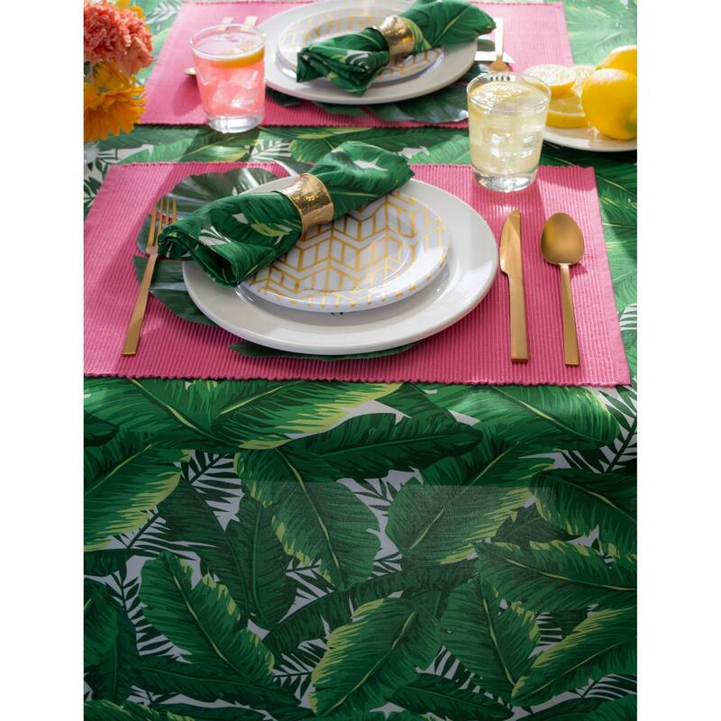 Design Imports Outdoor Tablecloth
