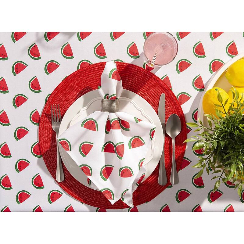 Design Imports Outdoor Tablecloth