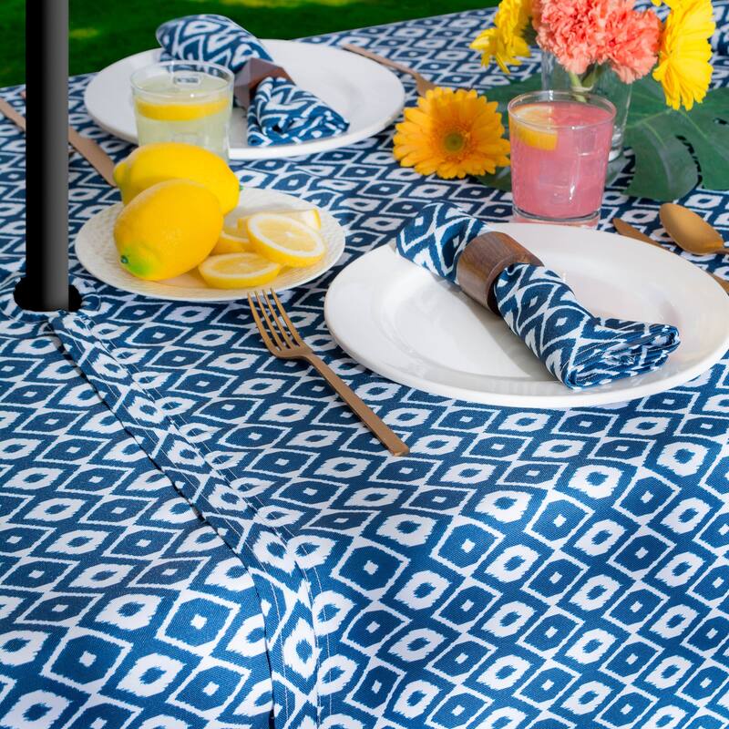 Design Imports Outdoor Tablecloth