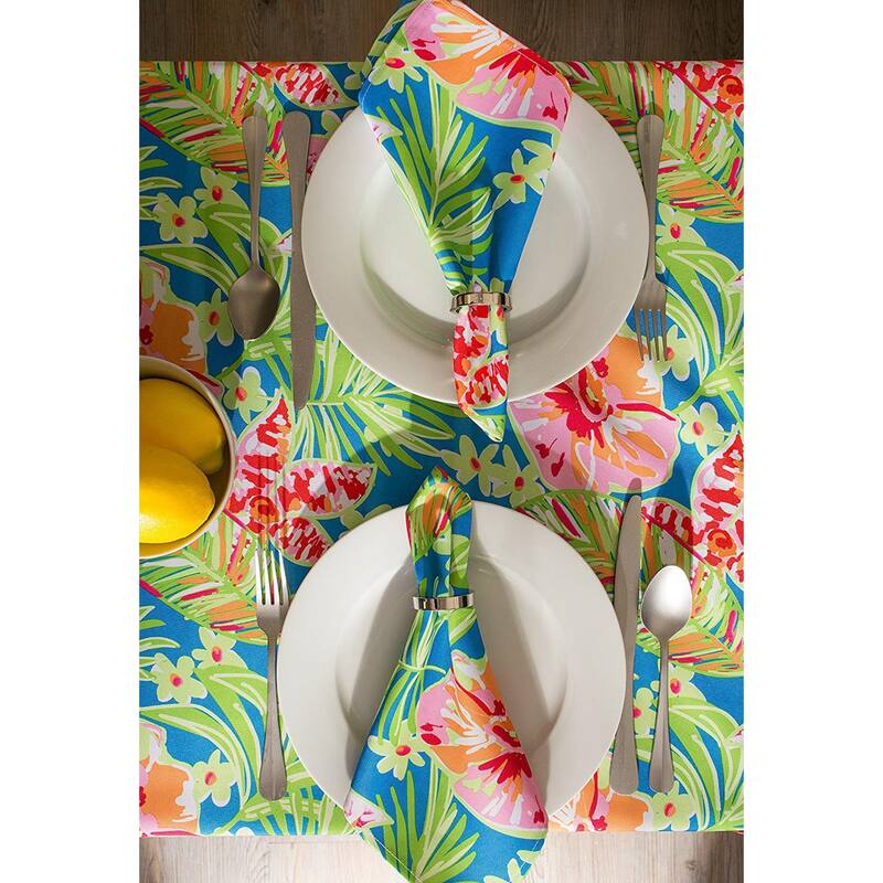 Design Imports Outdoor Tablecloth