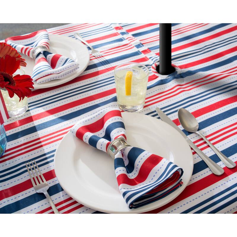 Design Imports Outdoor Tablecloth