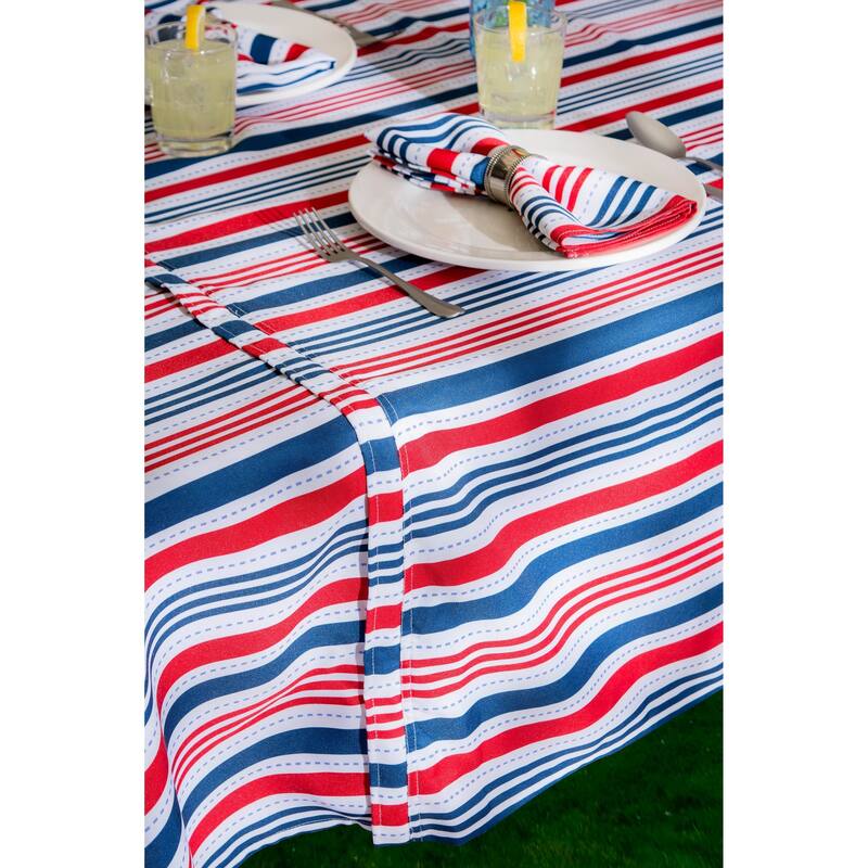 Design Imports Outdoor Tablecloth