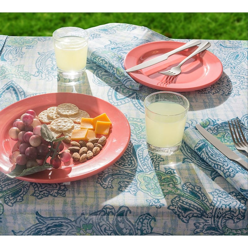 Design Imports Outdoor Tablecloth