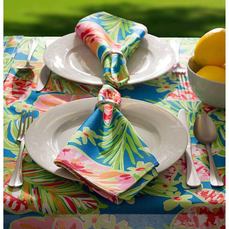Design Imports Outdoor Tablecloth