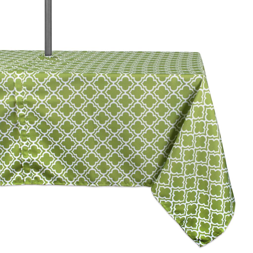 Design Imports Outdoor Tablecloth