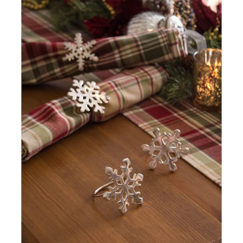 DII Holiday Plaid Kitchen Tablecloth