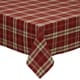 preview thumbnail 32 of 98, DII Holiday Plaid Kitchen Tablecloth 52x52" - Campfire Plaid