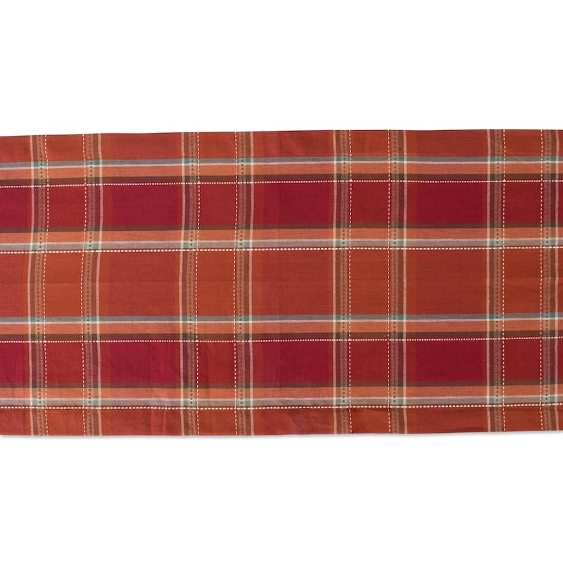 DII Holiday Plaid Kitchen Tablecloth