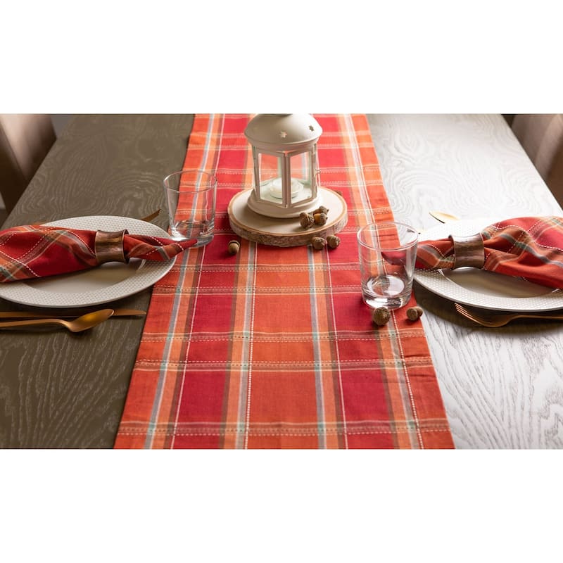 DII Holiday Plaid Kitchen Tablecloth
