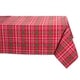 preview thumbnail 96 of 98, DII Holiday Plaid Kitchen Tablecloth 52x52" - Tartan Holly Plaid