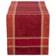 preview thumbnail 89 of 98, DII Holiday Plaid Kitchen Tablecloth 14x108" - Harvest Wheat
