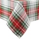 preview thumbnail 37 of 98, DII Holiday Plaid Kitchen Tablecloth 60x120" - Christmas Plaid