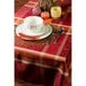 preview thumbnail 84 of 98, DII Holiday Plaid Kitchen Tablecloth