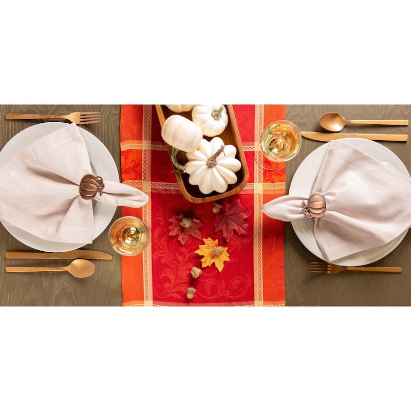 DII Holiday Plaid Kitchen Tablecloth