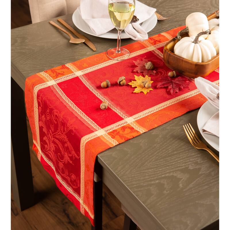 DII Holiday Plaid Kitchen Tablecloth