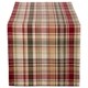 preview thumbnail 68 of 98, DII Holiday Plaid Kitchen Tablecloth 14x72" - Cabin Plaid