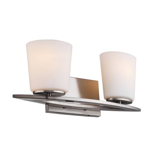slide 2 of 2, Woodbridge Lighting Meridian 2-Light Bath