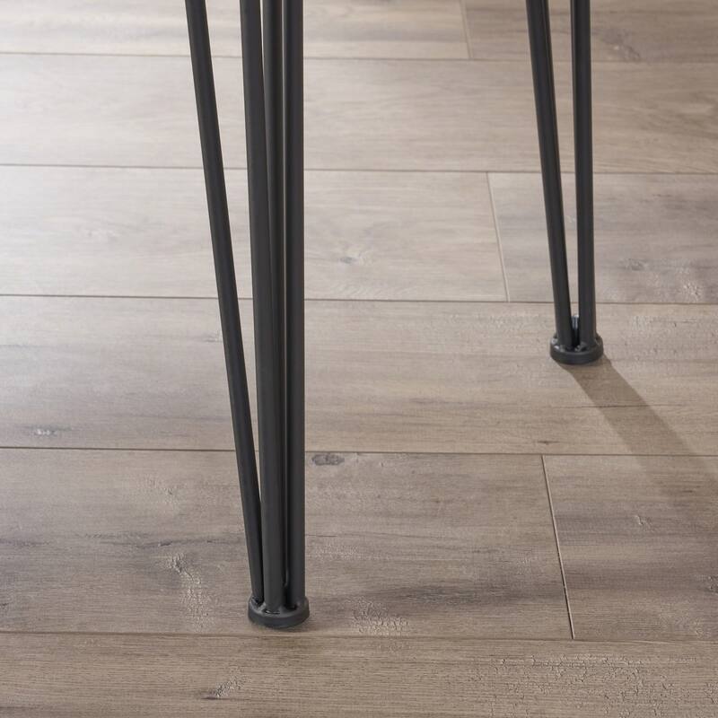 Chana Industrial Faux Live Edge Bar Table by Christopher Knight Home