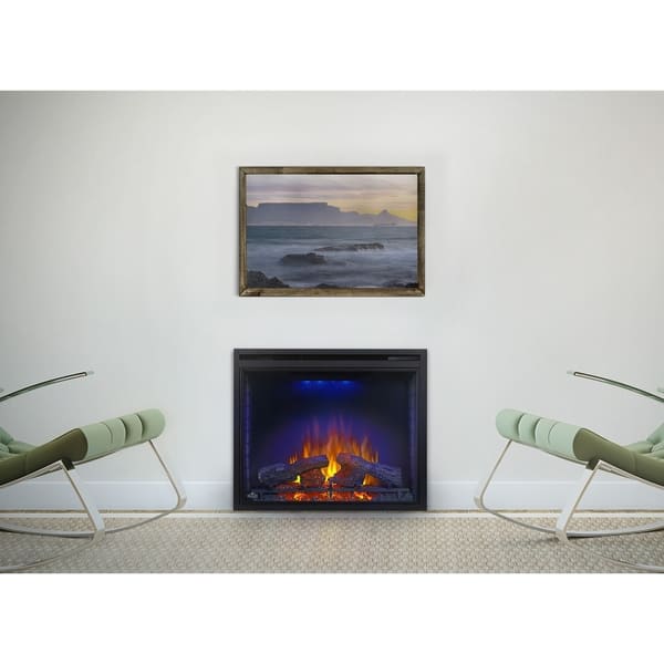 Napoleon Ascent 33inch BuiltIn Electric Fireplace Firebox with Remote