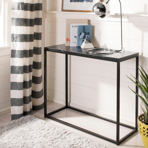 Safavieh Baize Black Console Table - 13.8" x 39.4" x 31.5"