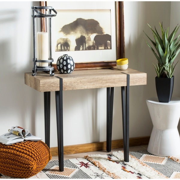 Safavieh Alyssa Multi/ Brown Console Table - 39.4" x 15.7" x 31.4"
