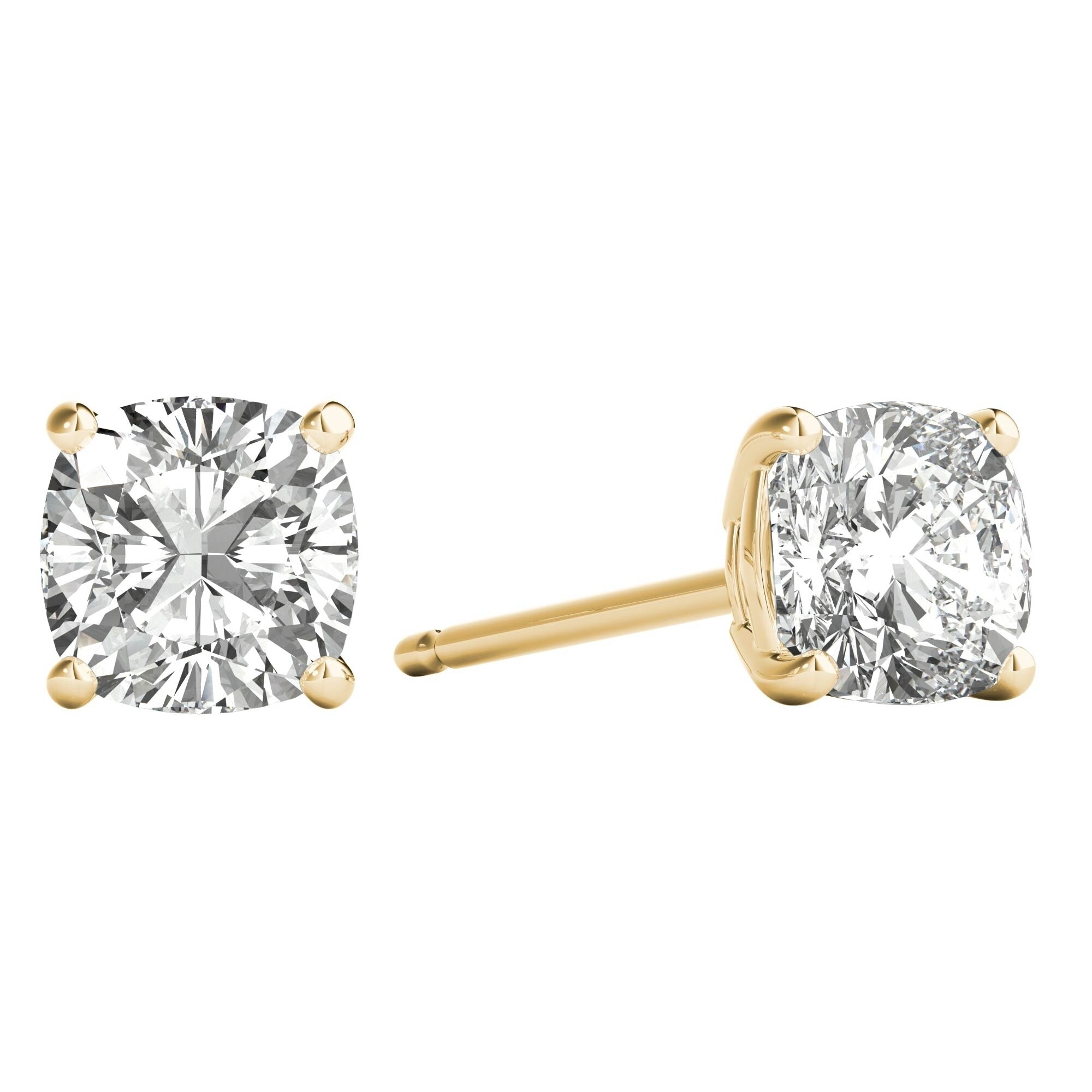 Shop Seraphina 18k Gold 0 80ct Tdw Cushion Cut Diamond Solitaire