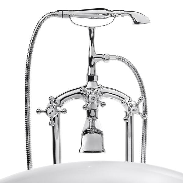 Shop Akdy 42 Freestanding Floor Mounted Bath Tub Filler Faucet