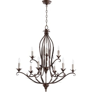 Flora 9-light Chandelier (Copper) - Chandeliers For Bedrooms by Overstock.com