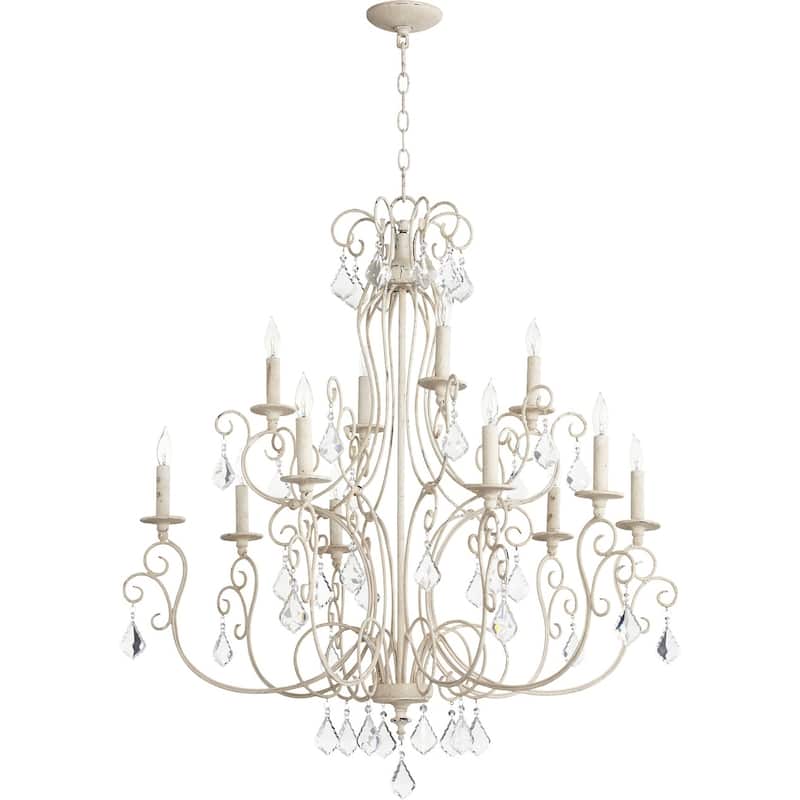 Ariel 12-light Chandelier - White