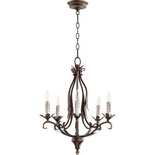 Flora 5-light Chandelier (Copper) - Chandeliers For Bedrooms by Overstock.com