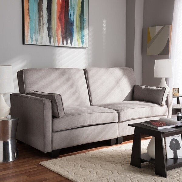 Contemporary Fabric Sleeper Sofa by Baxton Studio On Sale Bed