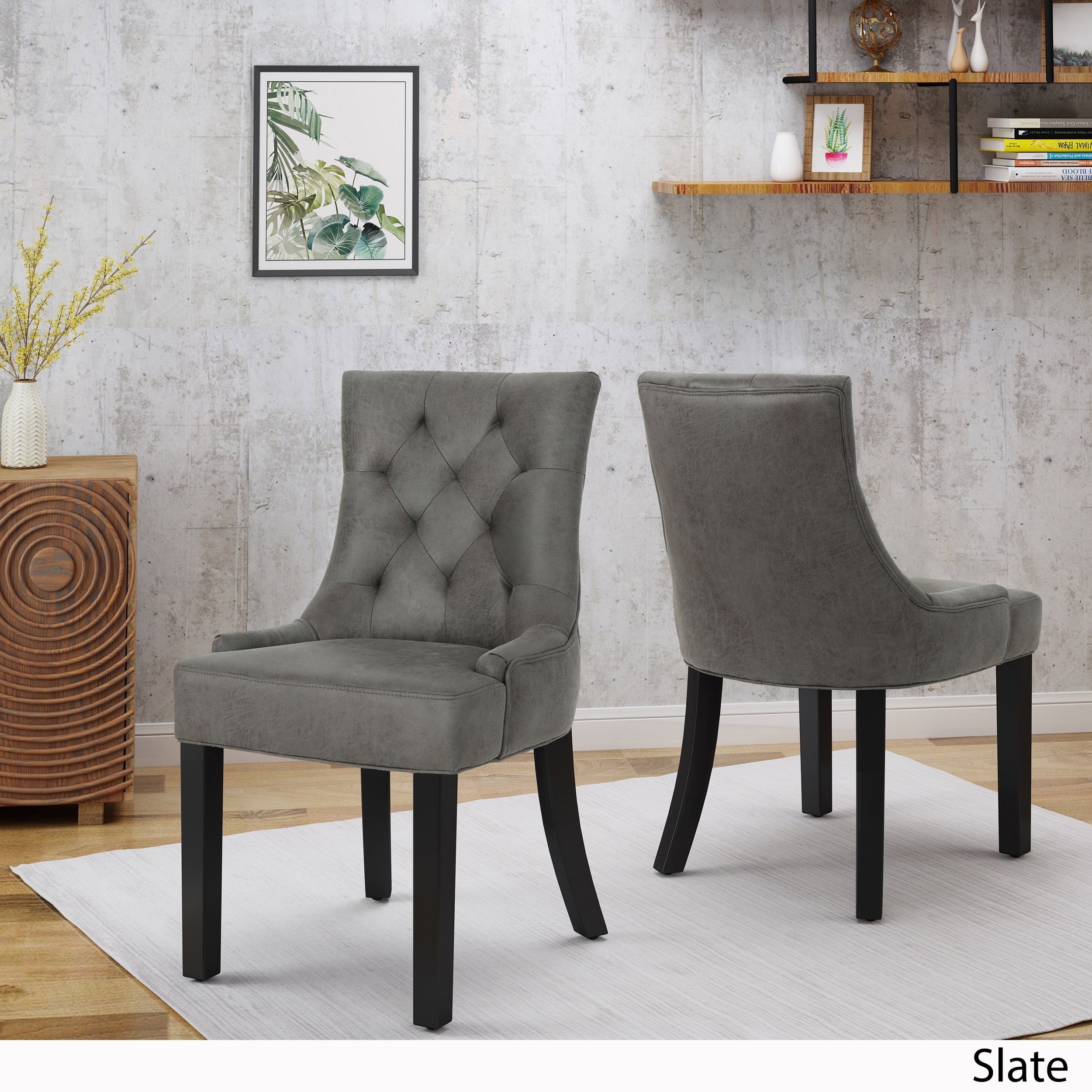 Christopher knight home best sale hayden fabric dining chairs