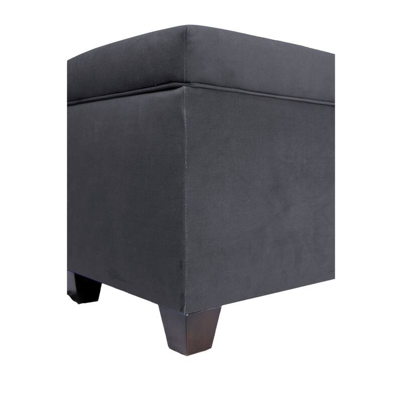 SOLE SECRET DUO 10 Button Linen & Shoe Storage Bench - OBSESSION