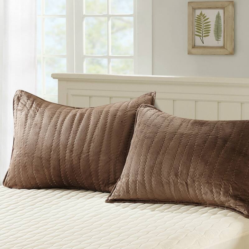 Serenta Microplush Quilted Coverlet