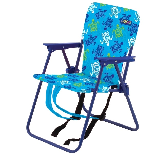 Kids Turtle Pattern Steel Backpack Chair
