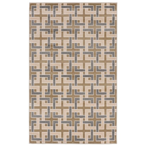 Square Maze Rug (9'10" x 12'6") - 9'10" x 12'6"