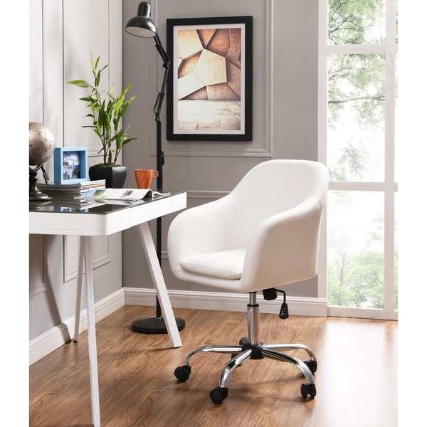 Shop Home Office Chair Executive Mid Back Computer Table ...