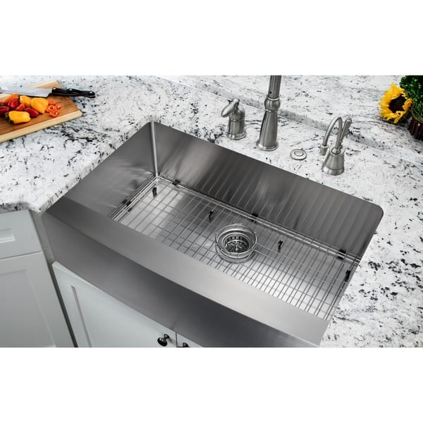 Undermount 35 7 8 In Apron Front Stainless Steel Kitchen Sink