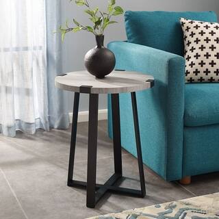 Carbon Loft Kenyon Round Metal Wrap Side Table - 18 x 18 x 22h