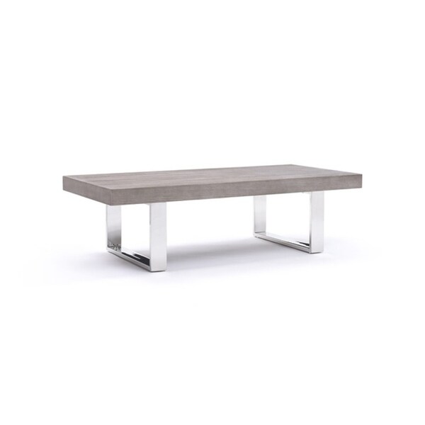 modrest lola modern grey brush dining table