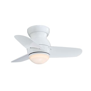 Minka Aire Spacesaver White 3 Blade 26 Inch LED Ceiling Fan