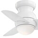 preview thumbnail 2 of 3, Minka Aire Spacesaver White 3 Blade 26 Inch LED Ceiling Fan