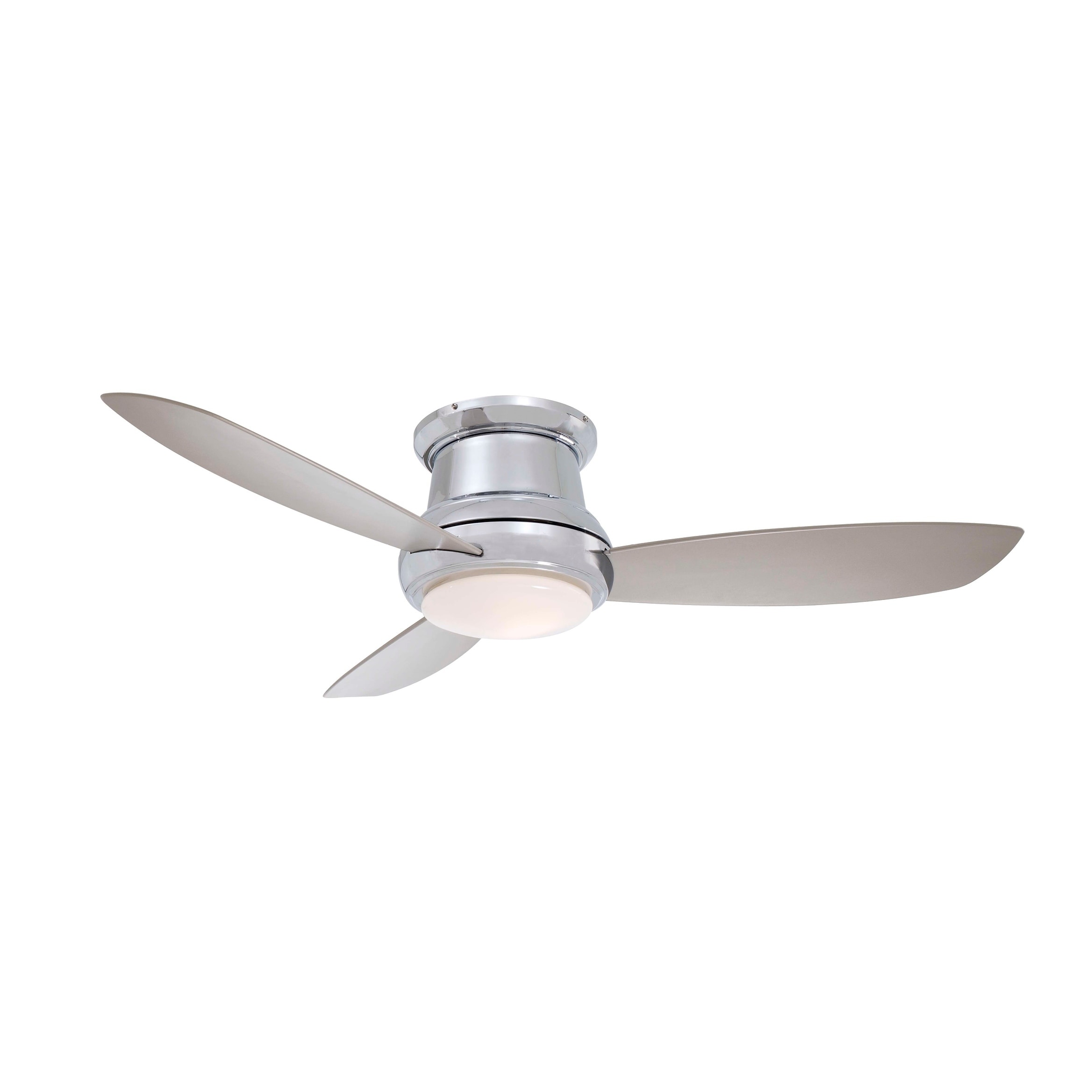 Shop Concept Ii 44 Led Ceiling Fan In Polished Nickel Finish W