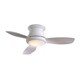 preview thumbnail 2 of 4, Minka Aire Concept II White 3 Blade 44 Inch LED Ceiling Fan