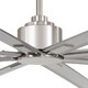 preview thumbnail 3 of 3, Minka Aire Xtreme H2O Brushed Nickel 8 Blade 65 Inch Ceiling Fan