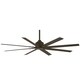 preview thumbnail 3 of 3, Minka Aire Xtreme H2O Oil Rubbed Bronze 8 Blade 65 Inch Ceiling Fan