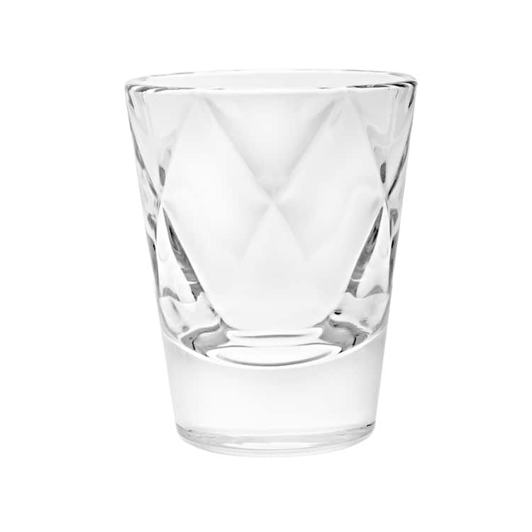 Majestic Gifts European High Quality Glass Whiskey Shot Glasses2.6 Oz. Set/6 Bed Bath