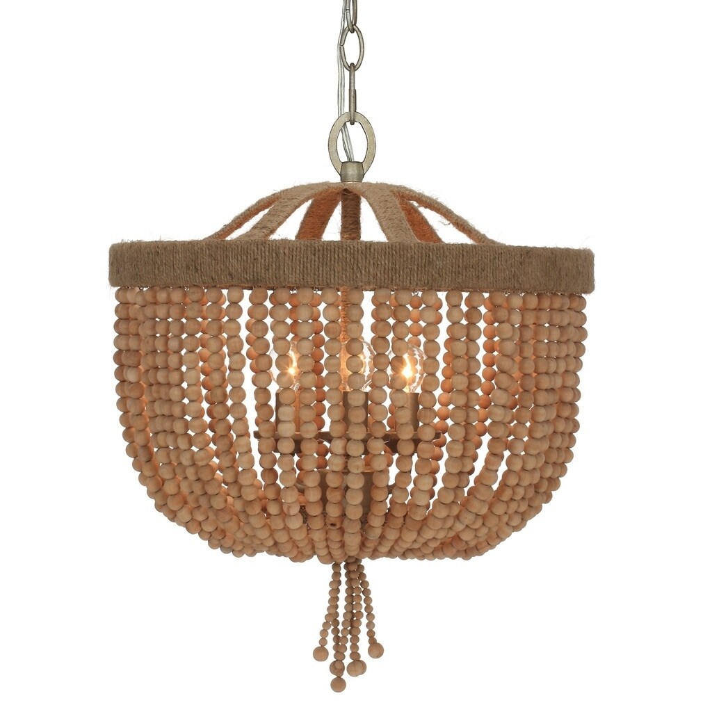 Coastal 3-light Natural Chandelier - Chandeliers For Bedrooms by Overstock.com
